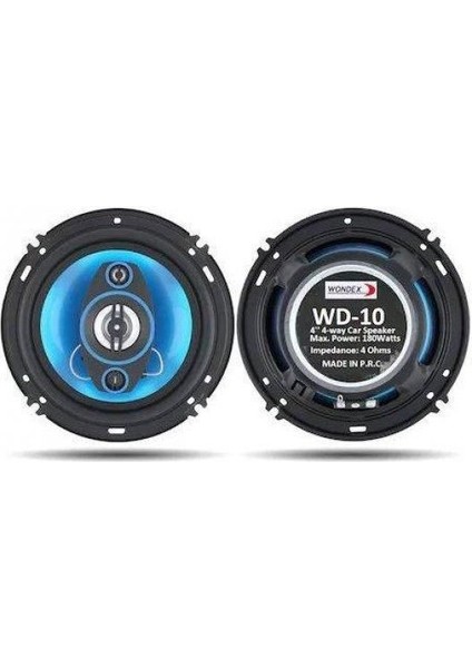 Wondex Wd-10 10CM 180WATT Oto Hoparlör