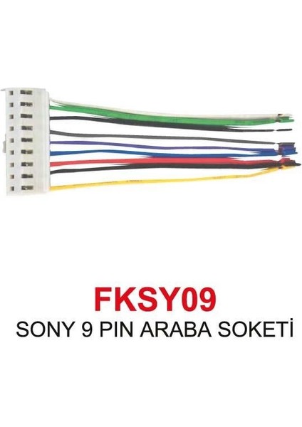 Iso Soket FKSY09 Sony 9 Pin