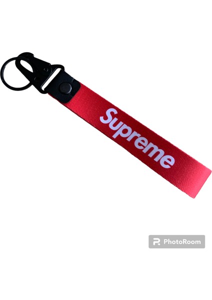 Yazılı Naylon Kumaş Anahtarlık