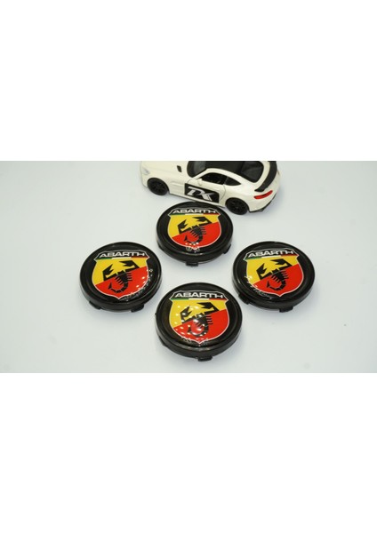 Abarth Jant Göbeği Kapak Seti 60MM fiyatları