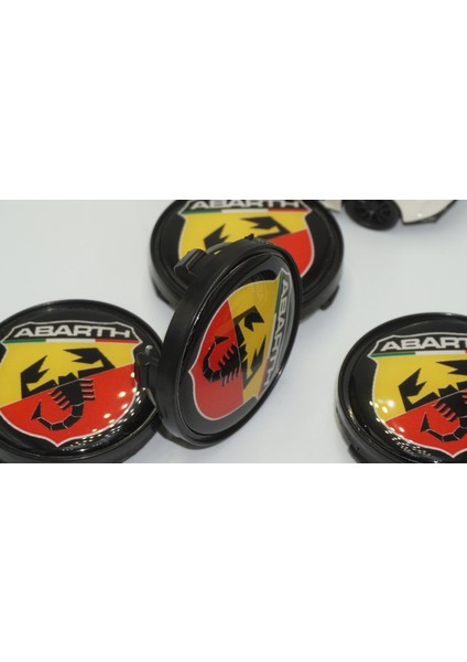 Abarth Jant Göbeği Kapak Seti 60MM fırsatları