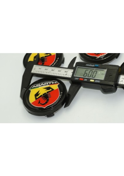 Abarth Jant Göbeği Kapak Seti 60MM indirimleri