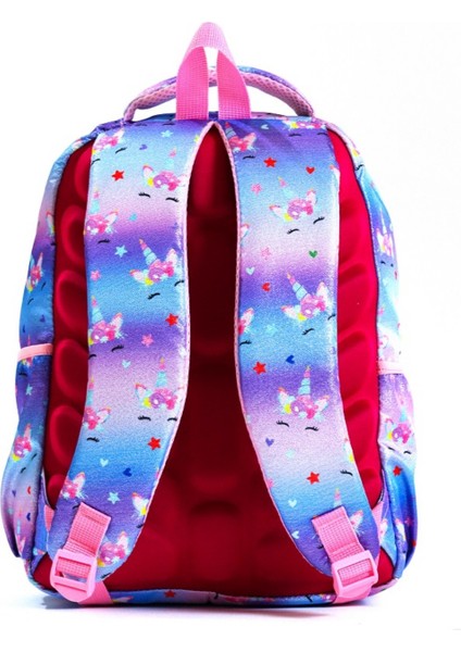 Yeni Sezon Beslenme Çantası ve Kalemlik Hediyeli Ortopedik -Unicorn Desenli 3 ' Lü Okul Çantası Seti fiyatları