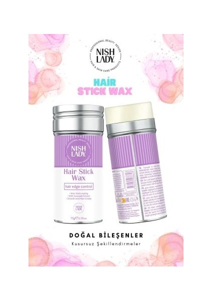 Hair Stick Wax 75 ml - Saç Sabitleyici - Doğal Bileşen