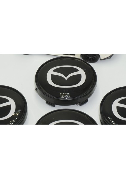 Mazda Jant Göbeği Siyah Kapak Seti 60MM indirimleri