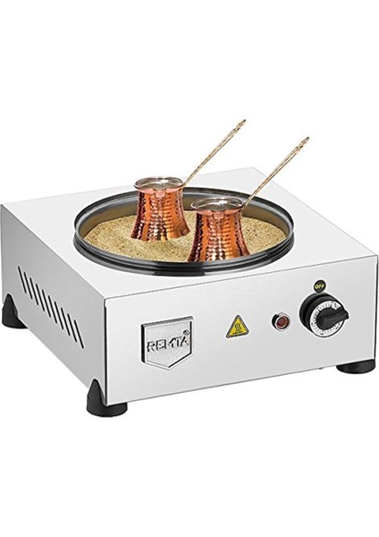 KF01 Kumda Kahve Makinası, Gümüş, Paslanmaz Çelik