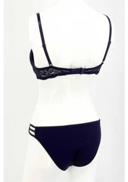 Kadın Silikonlu Simli Sütyen Külot Takımı 5020 - 1 Adet modelleri