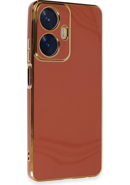 Realme C55 Kılıf Parlak Detaylı Kamera Korumalı Volet Silikon fiyatları