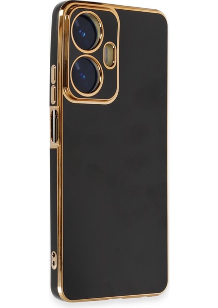 Realme C55 Kılıf Parlak Detaylı Kamera Korumalı Volet Silikon fiyatları