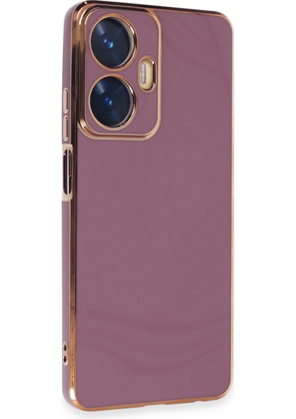 Realme C55 Kılıf Parlak Detaylı Kamera Korumalı Volet Silikon fiyatları