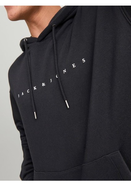 Hood Star Erkek Siyah Kapüşonlu Sweatshirt modelleri