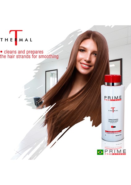 3'lü Set Thermal Brezilya Keratin + Şampuan + Saç Maskesi 1100 ml