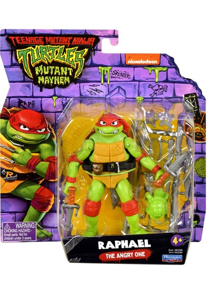 Ninja Turtles Mutant Mayhem Aksiyon Figürler Raphael 83269