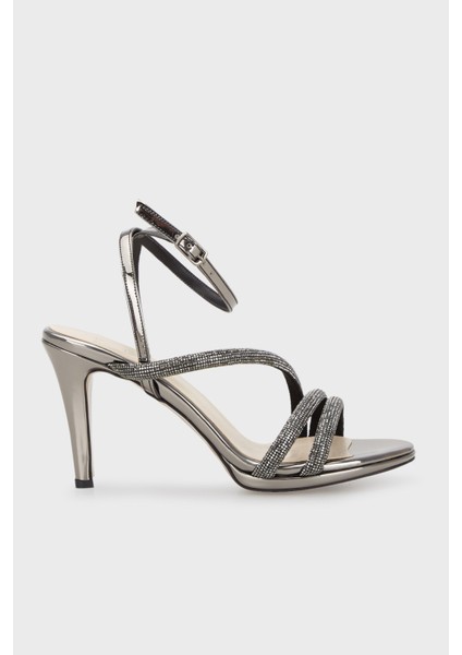 Taşlı Topuklu Abiye Ayakkabı Bayan Ayakkabı 3475871733