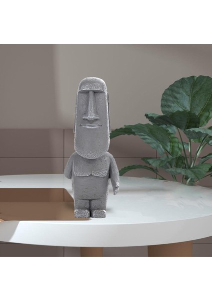 1 Adet Eski Paskalya Adası Heykeli Masa Süsleri Için Dekor Monoliti 4 (Yurt Dışından) indirimleri