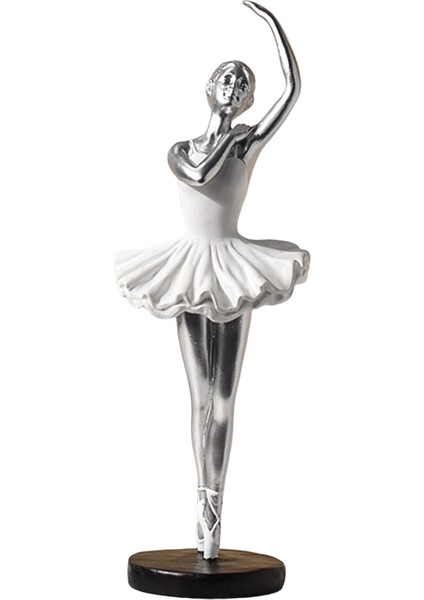 Reçine Kız Figürü Modern Bale Dansçı Heykeli Balerin Heykelleri Stil E Argent Için Figürinler (Yurt Dışından) indirimleri