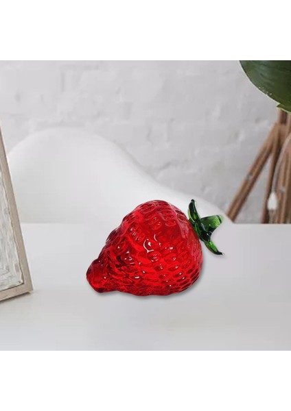 Modern Kristal Heykel Süsü Mutfak Düğün Partisi Çilek 5CMX7CM Için Heykel Heykel (Yurt Dışından) modelleri