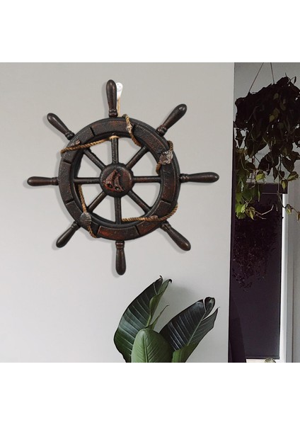 Kapı Fotoğrafçılığı Için Retro Denizci Direksiyon Duvarı Dekor 34CM (Yurt Dışından) fırsatları