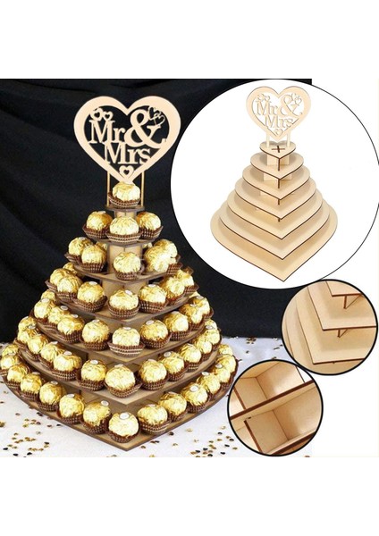 Çikolata Ekran Stand Tutucu Şeker Cupcake Tatlıları Akşam Yemeği Partisi Için Raf (Yurt Dışından) indirimleri