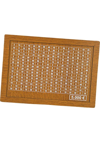 Ahşap Para Kutusu El Sanatları Yeniden Kullanılabilir Ekran Para Bankası Için Çocuk Çocuklar Için Kızlar 5000 Euro (Yurt Dışından)