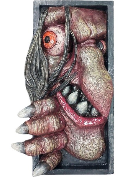 Monster Bookend Bookshelf Red Üzerinde Gözetleme (Yurt Dışından)
