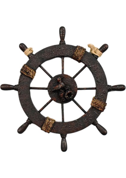 Kapı Fotoğrafçılığı Için Retro Denizci Direksiyon Duvarı Dekor 28CM (Yurt Dışından)