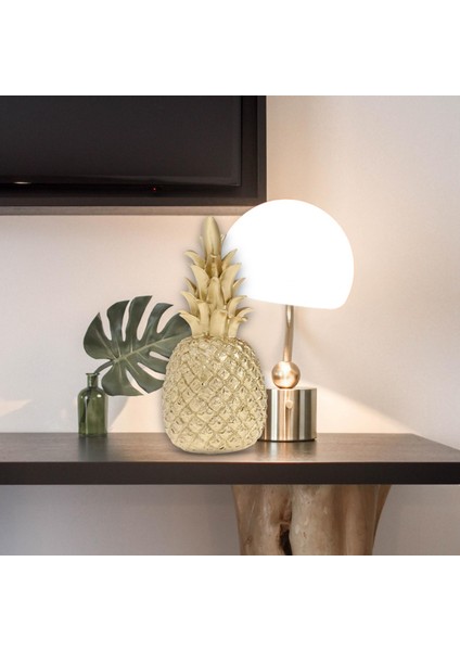 Nordic Reçine Ananas Şeklinde Süs Altın Gösteri 5.5X5.5X15CM (Yurt Dışından) fırsatları