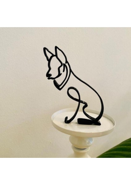 Köpekler Kediler Dekor Heykel Figürinler Hediye Ofis Masaüstü Oturma Odası Yatak Odası 11X16X0.5CM B (Yurt Dışından) fiyatları