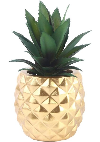 Ananas Şeklindeki Saksı Çiçek Reçine El Sanatları Dekoratif Süslemeler (Yurt Dışından) fiyatları