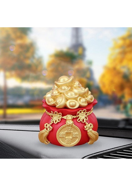 Geleneksel Çin Para Parçası Heykelleri Araba Gösterge Paneli Mağazası MASSOP.5CMX5.5CMX6CM (Yurt Dışından) indirimleri