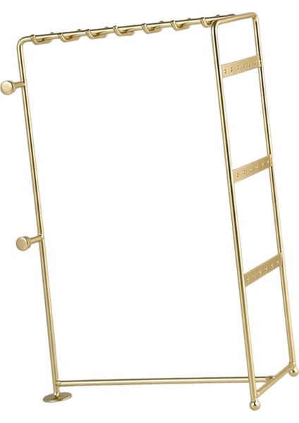 Deluxe Mücevher Tutucu Ekran Stand Depolama Kulak Sapı Bilezikleri Anklet Altın (Yurt Dışından)
