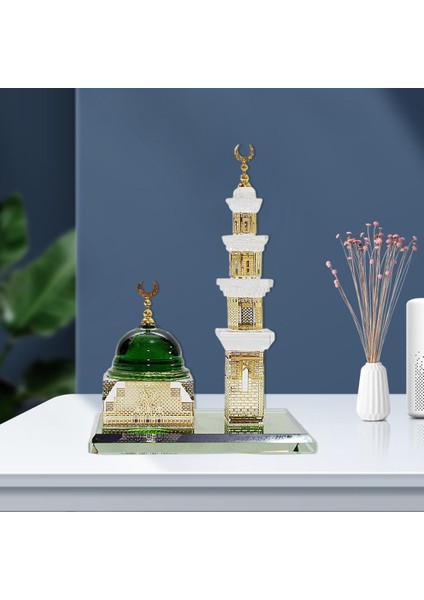 Yaldızlı Cami Heykel Dekor Premium Heykelcik Dini El Sanatları Hediyesi (Yurt Dışından) indirimleri