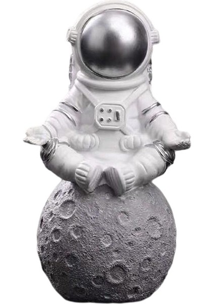 Astronot Heykel Hediye Oturma Odası Otel Masa Dekor Meditasyon (Yurt Dışından)