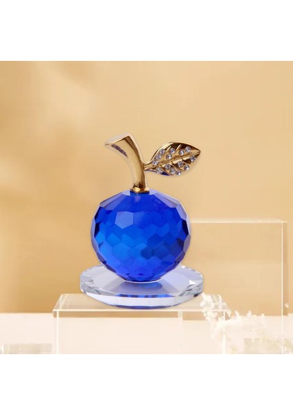 Iskandinav Kristal Heykelcik Süsü Dekor 5cm Mavi (Yurt Dışından)