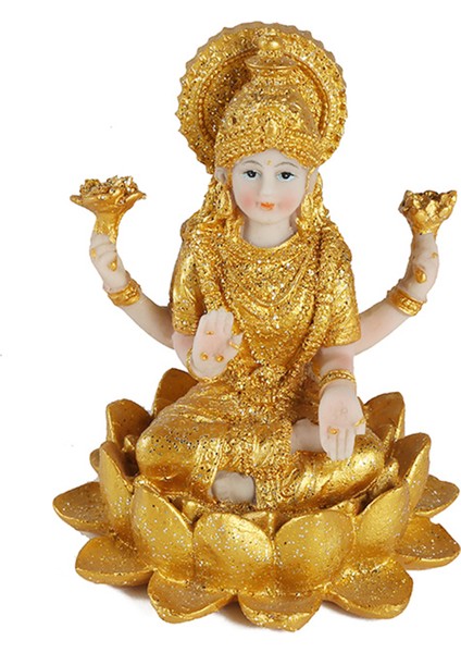 Tanrıça Altın Süs Barış Heykelleri Feng Shui Buda Heykeli B (Yurt Dışından)