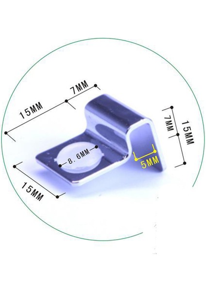 4 Pièces Destek De Couvercle D'aquarium Réservoir De Poisson Destek De A 5mm (Yurt Dışından)