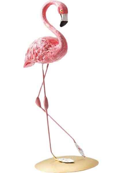 Flamingo Heykelcik Flamingo Heykel Flamingo Heykeli Otel Ev Girişi Asansörü Ayak 8CMX17.5CM (Yurt Dışından)