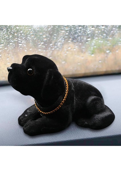 Bobble Head Dog Sodding Dog Figurine Model Süsler Araba Gösterge Tablosu Dekoru 16CMX8CMX10CM (Yurt Dışından)