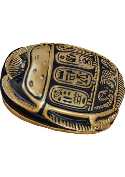 Mısır Scarab Beetle Süslü Kağıt Ağırlığı Sculpture Heykel El Sanatları Masaüstü 8.5X6X3CM (Yurt Dışından) fiyatları