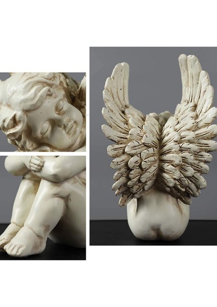 Reçine Angel Minyatür Heykel Süslemesi Heykel Heykelleri Style6 (Yurt Dışından)