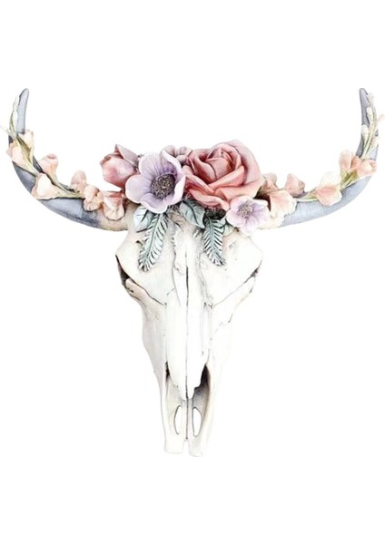 Boğa Kafası Heykelı Dekorasyonu Er (Yurt Dışından)