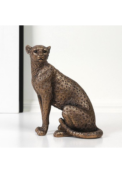 Panther Heykel Süsü Heykel Heykel Fotoğrafı Oturma Odası (Yurt Dışından) indirimleri