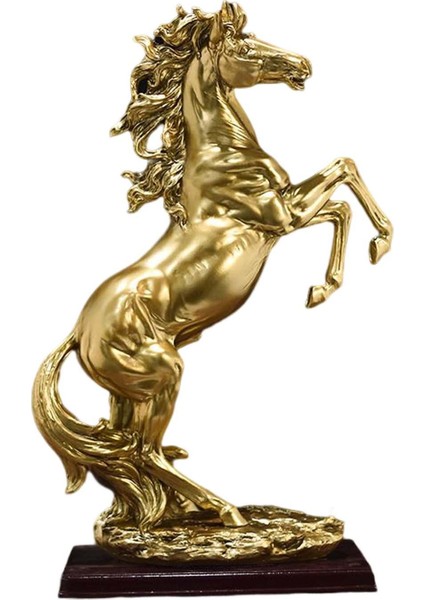 Ayakta At Heykeli Süsleme 18.7''horse Heykeli Büyük At Heykel Dekor Aureate (Yurt Dışından) fırsatları