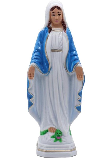 Kutsanmış Saint Mary Heykel Masaüstü Dekorasyonu 25X9.5CM B (Yurt Dışından)