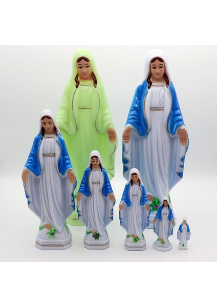 Kutsanmış Saint Mary Heykel Masaüstü Dekorasyonu 35X13CM A (Yurt Dışından)