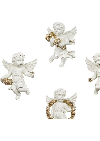 4pcs/set 3D Heykelleri Dekoratif El Sanatları Reçine Oturma Odası (Yurt Dışından)