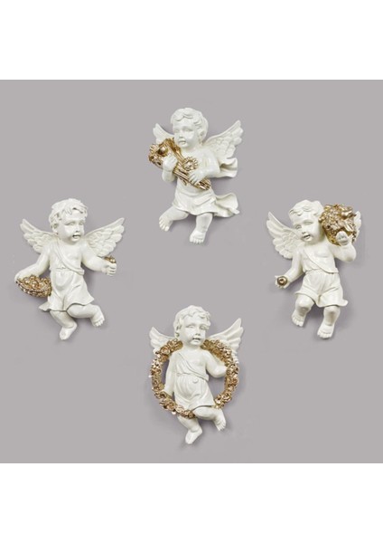 4pcs/set 3D Heykelleri Dekoratif El Sanatları Reçine Oturma Odası (Yurt Dışından) modelleri