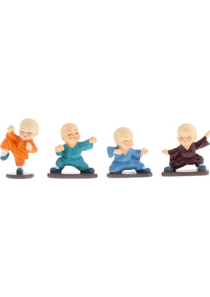 4x Reçine Figür Heykeli Küçük Dekorasyon Stili 2 (Yurt Dışından) fiyatları