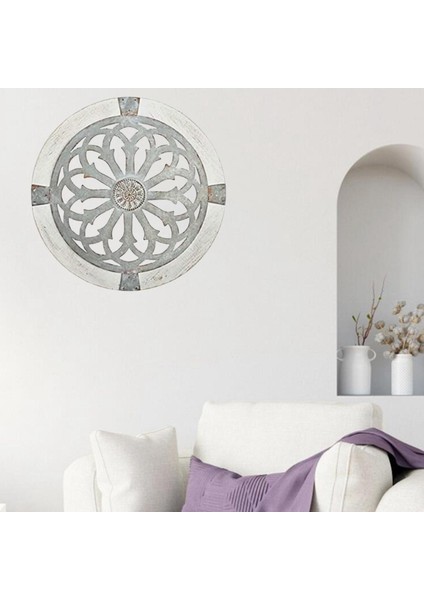 Şık Shabby Yuvarlak Metal Dekor Içi Aksanları, Evi (Yurt Dışından) modelleri