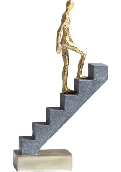 Merdiven Thinker Heykel Heykel Heykel Masası Dekor S (Yurt Dışından)